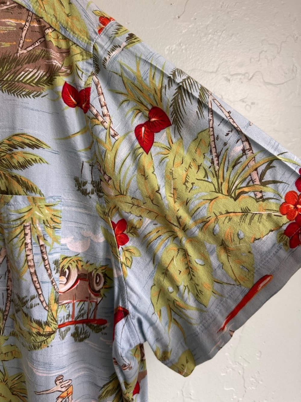 Erika Women’s Vintage Hawaiian Button Up Shirt Tropical Vacation Size 1X EUC - Picture 3 of 6